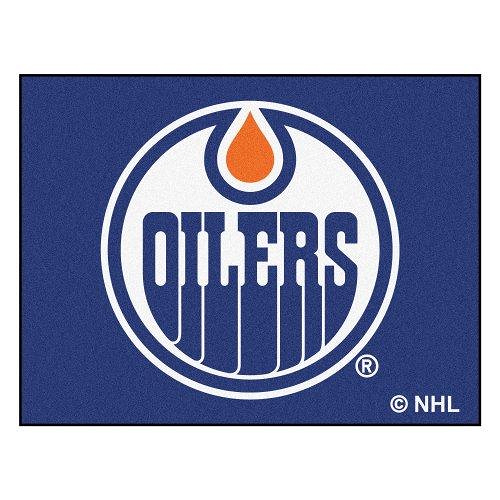 Fanmats Nhl Edmonton Oilers Nylon Face All-Star Rug , 34X45