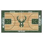 Fanmats - 9322 Nba Milwaukee Bucks Nylon Face Nba Court Runner-Large, 29.5X54