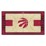 FANMATS - 9507 NBA Toronto Raptors Nylon Face NBA Court Runner-Small 24x44