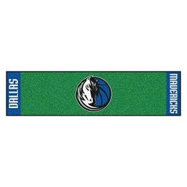 Fanmats 9244 Nba Dallas Mavericks Nylon Putting Green Mat