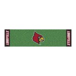 Fanmats 9072 University Of Louisville Cardinals Nylon Putting Green Mat