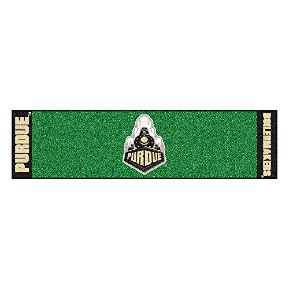 Fanmats 10727 Ncaa Purdue University Boilermakers Nylon Face Putting Green Mat