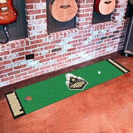 Fanmats 10727 Ncaa Purdue University Boilermakers Nylon Face Putting Green Mat