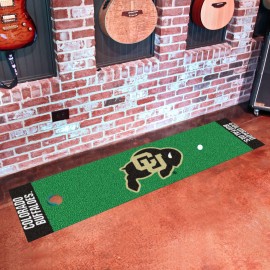 FANMATS 12809 Colorado Buffaloes Putting Green Mat - 1.5ft. x 6ft.