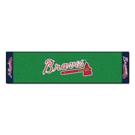 Fanmats 9036 Mlb Atlanta Braves Nylon Putting Green Mat