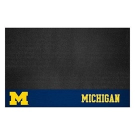 Fanmats - 12126 Ncaa University Of Michigan Wolverines Vinyl Grill Mat