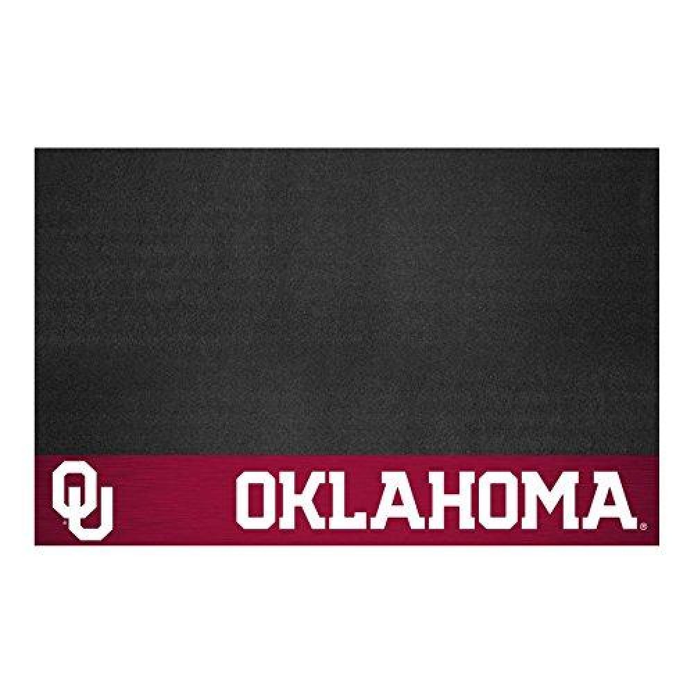 Fanmats 12129 University Of Oklahoma Sooners Vinyl Grill Mat