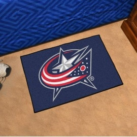 FANMATS 10568 Columbus Blue Jackets Starter Mat Accent Rug - 19in. x 30in. | Sports Fan Home Decor Rug and Tailgating Mat