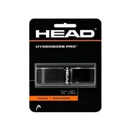 Head Hydrosorb Pro Tennis Racket Replacement Grip - Tacky Racquet Handle Grip Tape - Black