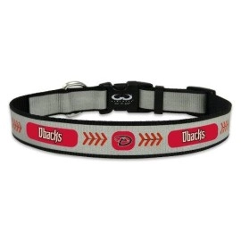 MLB Arizona Diamondbacks Baseball Pet Collar, Medium, Reflective