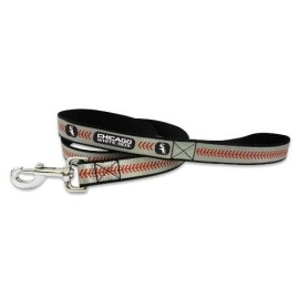 MLB Chicago White Sox Baseball Pet Leash, Reflective, Large