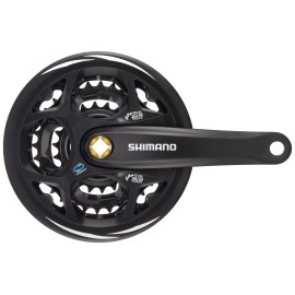Shimano Fc-M311 Altus Square Taper Chainset, 423222T, With Chainguard, 170 Mm