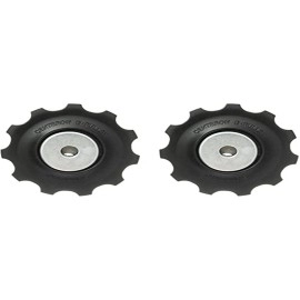 Shimano M593 610615, Unisex Adult Gear Pulleys, Black, L