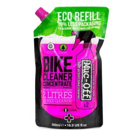 Muc Off Bike Cleaner Concentrate, 500 Milliliters - Fast-Action, Biodegradable Nano Gel Refill - Mixes With Water To Make Up To 2 Liters Of Bike Wash