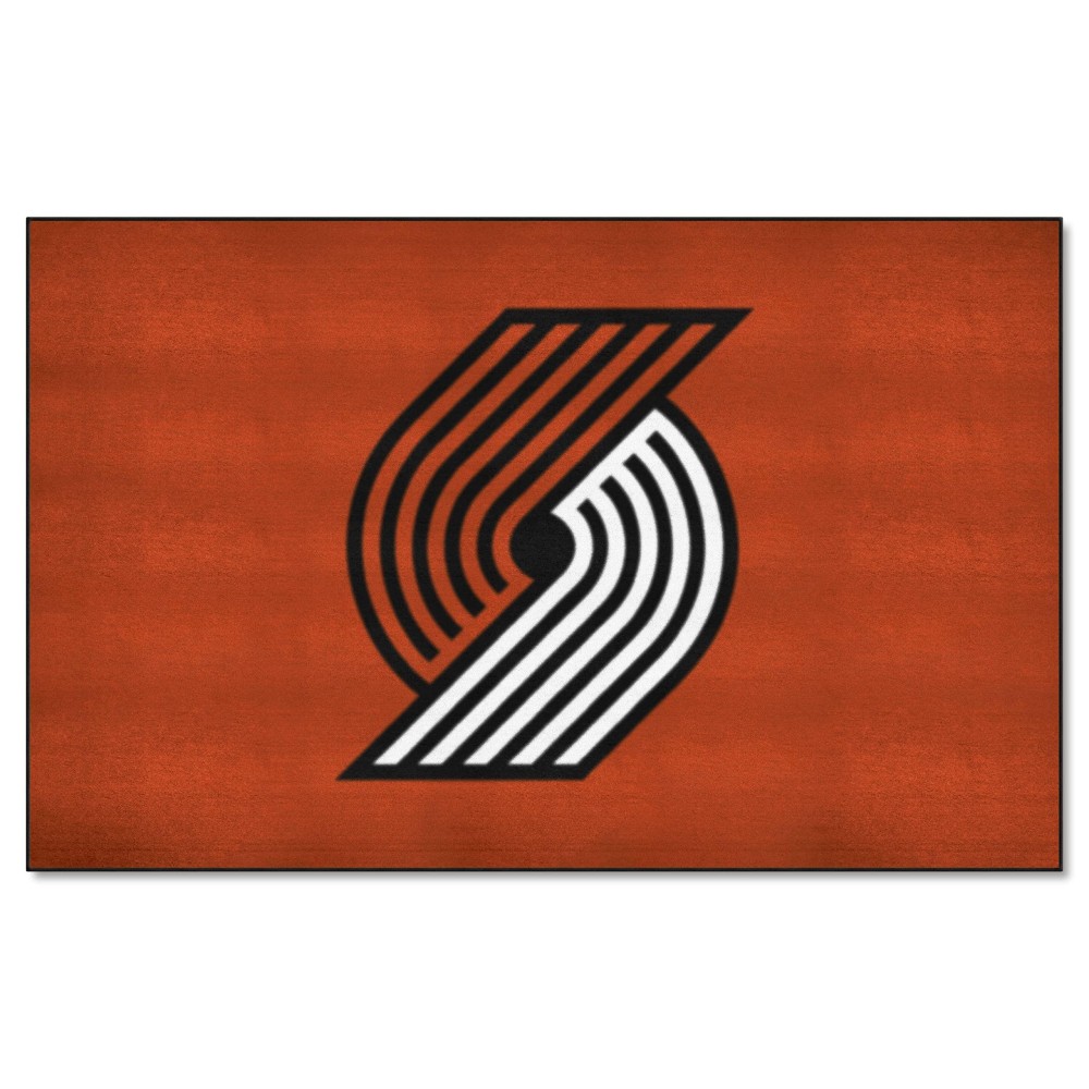 Fanmats 9388 Portland Trail Blazers Ulti-Mat Rug - 5Ft. X 8Ft. Sports Fan Area Rug Home Decor Rug And Tailgating Mat