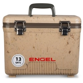 Engel UC13 13qt Leak-Proof, Air Tight, Drybox Cooler and Small Hard Shell Lunchbox for Men and Women in Camo