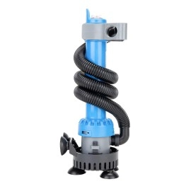 Trac Outdoors Portable Bilge Pump - Features A Self-Priming Centrifugal Pump - Ideal For All Types Of Small Watercraft (69341) Blue