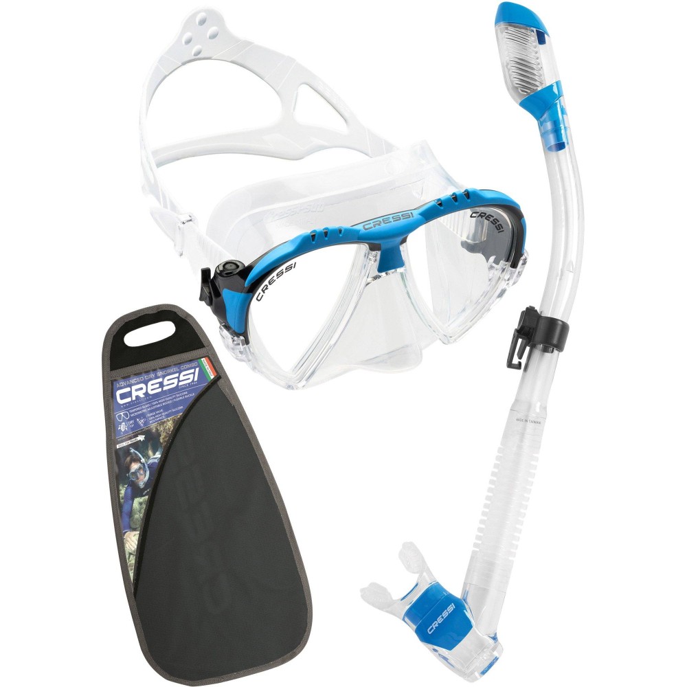 Cressi Matrix & Supernova Dry, clear/blue