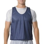 A4 Mens Lacrosse Reversible Practice Jersey, Small, Navy/White