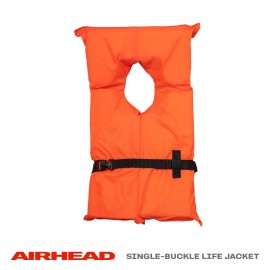 Airhead Adult Type II Keyhole Life Jacket, Coast Guard Approved, Orange, 4-Pack