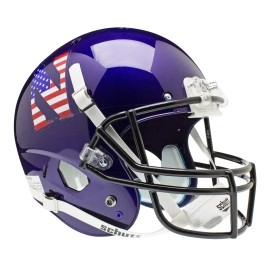 Ncaa Northwestern Wildcats Replica Xp Helmet - Alternate 2 (Matte Black)