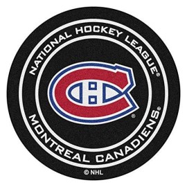 Fanmats 10275 Nhl Montreal Canadiens Nylon Hockey Puck Rug