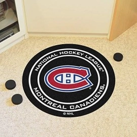 Fanmats 10275 Nhl Montreal Canadiens Nylon Hockey Puck Rug