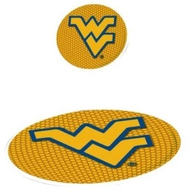 Get A Grip 11253 West Virginia University Mountaineers Polymer Anti-Slip Phone Grip