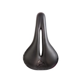 Terry Butterfly Cromoly Bike Saddle - Bicycle Seat for Women - Flexible & Comfortable - Dura-Tek Cover - Black,