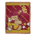 Officially Licensed Ncaa Usc Trojans Fullback Jacquard Baby Throw Blanket 36 X 46 Multi Color