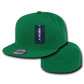 DECKY Retro Fitted Cap, Kelly Green, 6 7/8