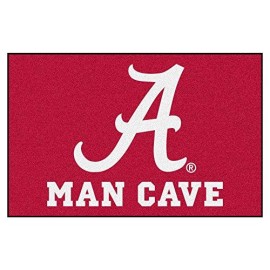 Fanmats 14524 University Of Alabama Nylon Universal Man Cave Starter Rug