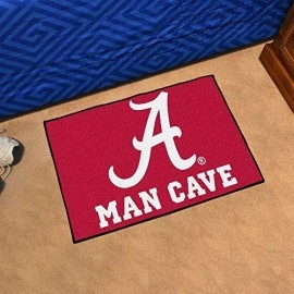 Fanmats 14524 University Of Alabama Nylon Universal Man Cave Starter Rug