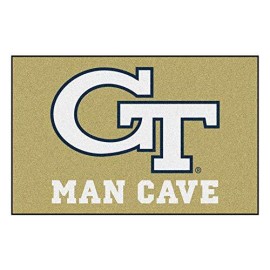 Fanmats 14548 Georgia Tech Nylon Universal Man Cave Starter Rug