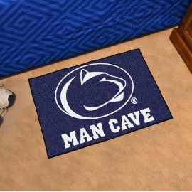 FANMATS 14596 Penn State Nittany Lions Man Cave Starter Mat Accent Rug - 19in. x 30in. | Sports Fan Home Decor Rug and Tailgating Mat