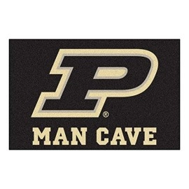 Fanmats 14600 Purdue University Nylon Universal Man Cave Starter Rug