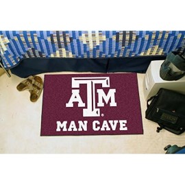 Fanmats 14608 Texas A&M University Nylon Universal Man Cave Starter Rug