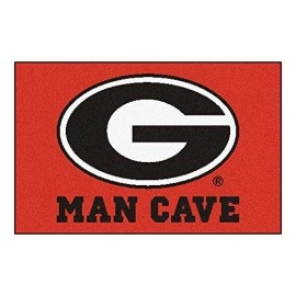Fanmats 14636 University Of Georgia Nylon Universal Man Cave Starter Rug