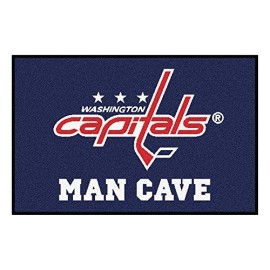 Fanmats 14502 Nhl Washington Capitals Nylon Universal Man Cave Starter Rug