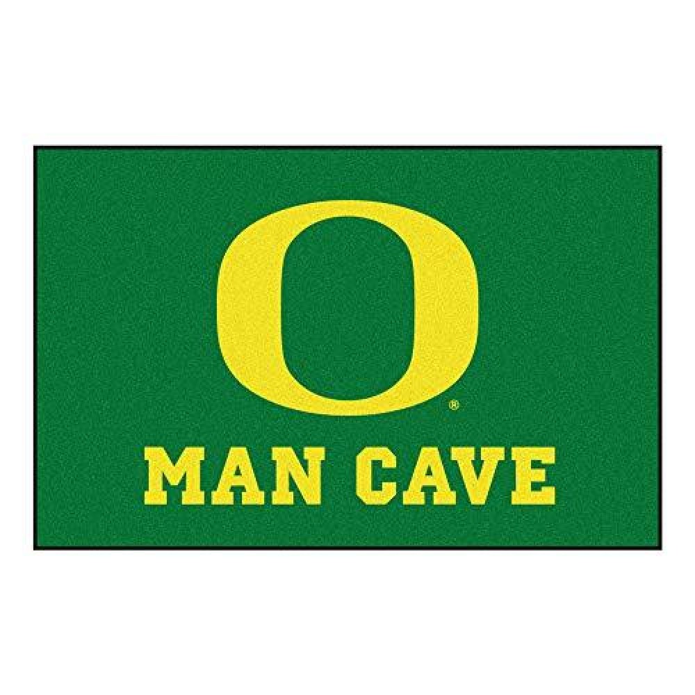 Fanmats 14688 University Of Oregon Nylon Universal Man Cave Starter Rug , 19X30