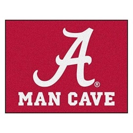 Fanmats 14525 University Of Alabama Nylon Universal Man Cave All-Star Mat