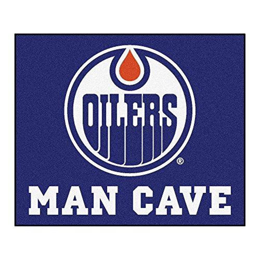 Fanmats 14432 Nhl Edmonton Oilers Nylon Universal Man Cave Tailgater Rug