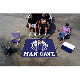Fanmats 14432 Nhl Edmonton Oilers Nylon Universal Man Cave Tailgater Rug