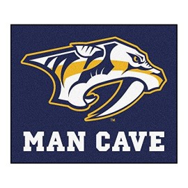 Fanmats 14452 Nhl Nashville Predators Nylon Universal Man Cave Tailgater Rug