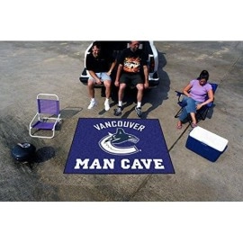 Fanmats 14500 Nhl Vancouver Canucks Nylon Universal Man Cave Tailgater Rug