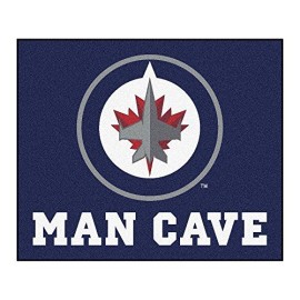 Fanmats 14508 Nhl Winnipeg Jets Nylon Universal Man Cave Tailgater Rug