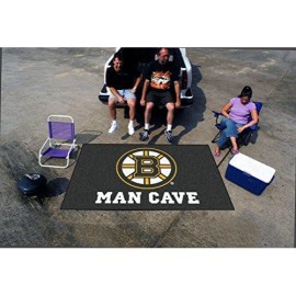 Fanmats 14395 Nhl Boston Bruins Nylon Universal Man Cave Ultimat Rug