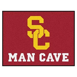 Fanmats 14625 University Of Southern California Nylon Universal Man Cave All-Star Mat
