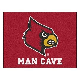 Fanmats 14657 University Of Louisville Nylon Universal Man Cave All-Star Mat