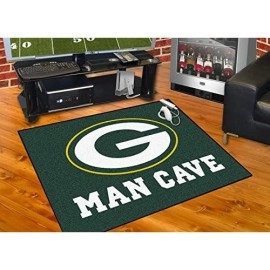 Fanmats 14304 Nfl Green Bay Packers Nylon Universal Man Cave All-Star Mat